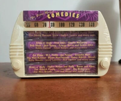 The Great Radio Comedies Cassette Box Set Groucho Marx Bob Hope WC Fields NEW - Image 1 of 4