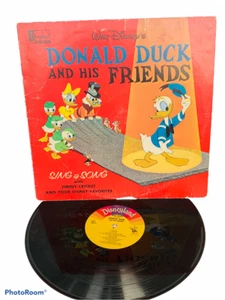 Walt Disney Record vtg 12 inch 12" Disneyland World 1960s Donald Duck Scrooge lp - Picture 1 of 5