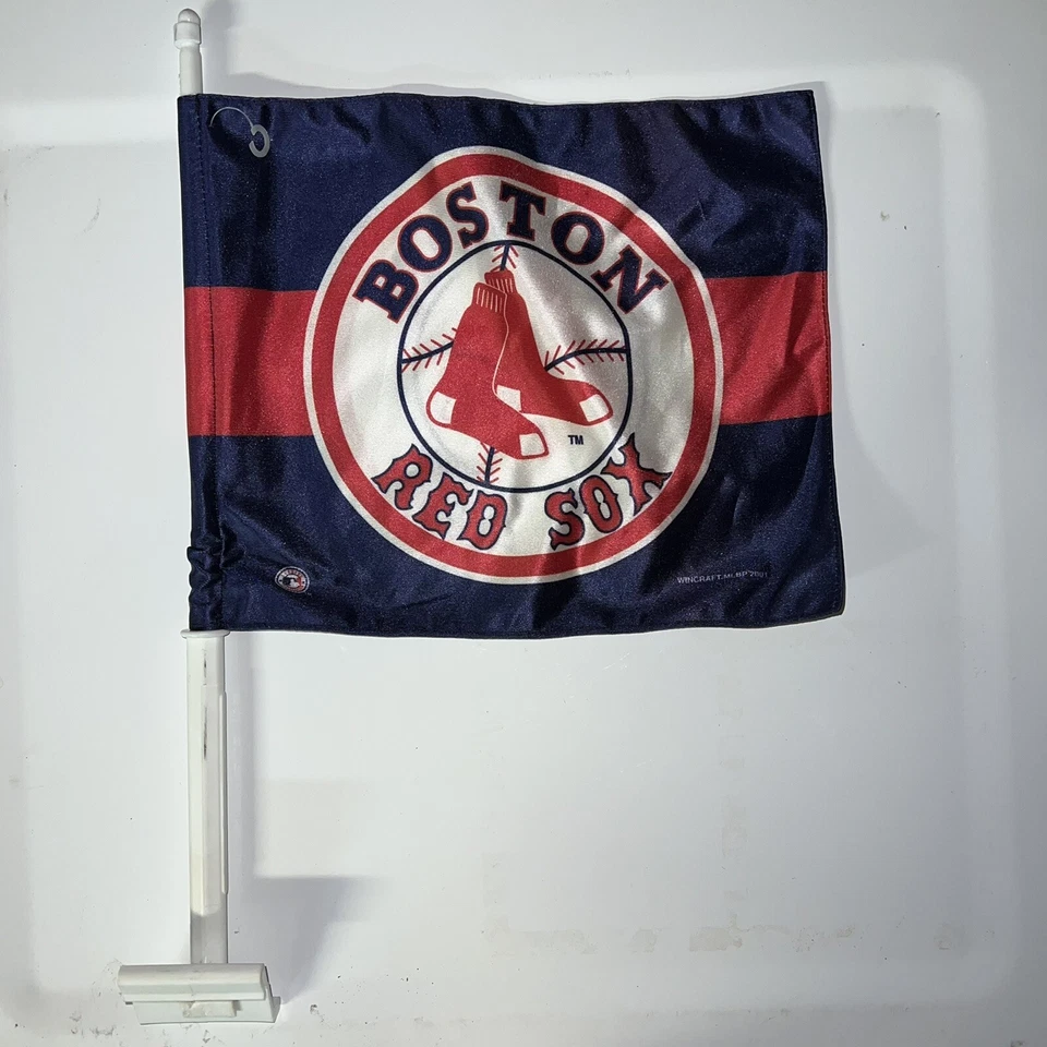 Bandera de ventana de auto con logotipo del equipo de los Medias Rojas de Boston MLB Foto 1 de 1
