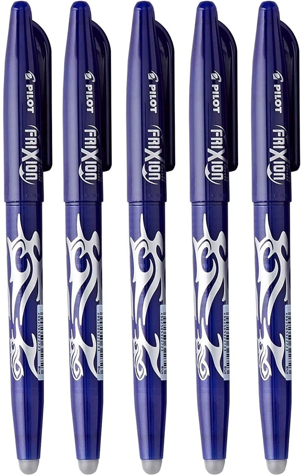 Pilot Frixion Tintenroller 0,7 mm radierbar 5 Stück blau Kugelschreiber Stift  - Bild 1 von 3