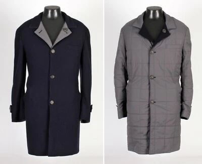 Brunello Cucinelli Cashmere / Nylon Reversible Coat - $5495 Retail - Image 1 of 4