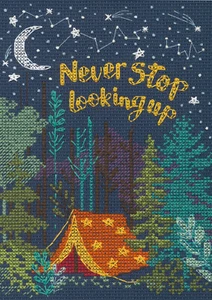 Cross Stitch Mini Kit ~ Dimensions Camping Adventure #70-65224 - Picture 1 of 7