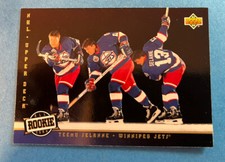 1993-94 Upper Deck #281 All Rookie Team Teemu Selanne HOF Winnipeg Jets NHL