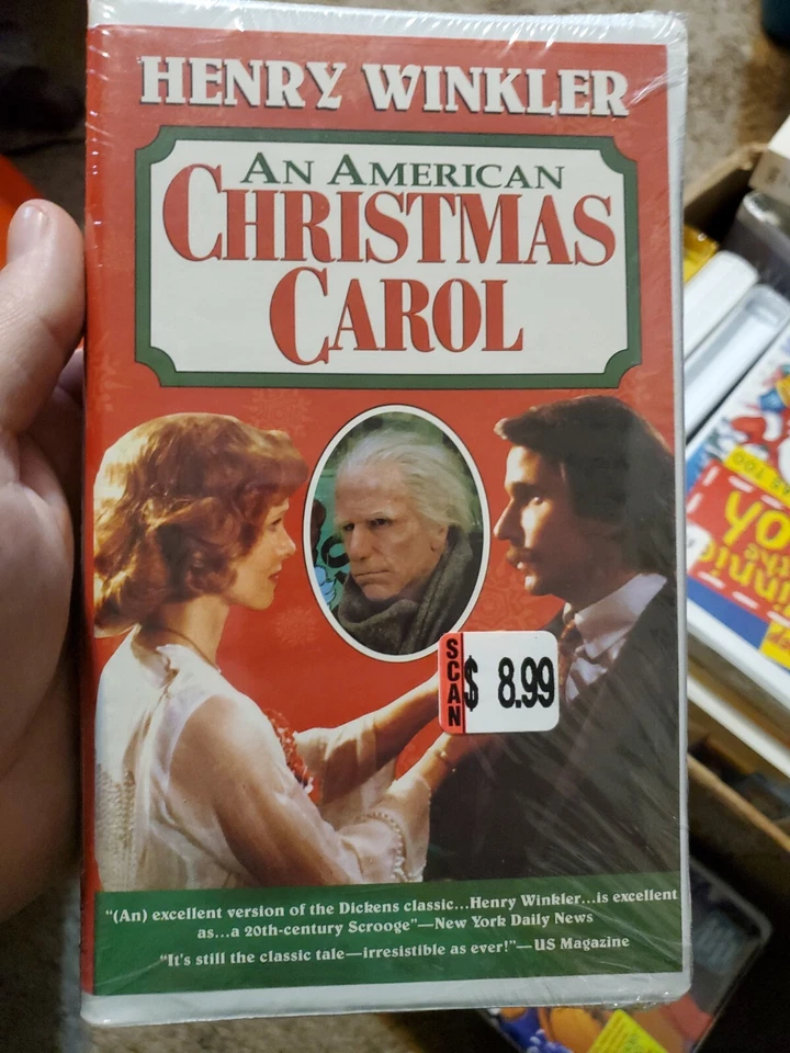 an American Christmas Carol VHS 1995 Henry Winkler David Wayne Scrooge Vintage
