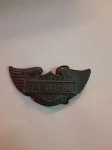 Vintage bronzefarbene Yamaha Motorrad Gürtelschnalle - Messing/Bronze 315,5 - Bild 1 von 2