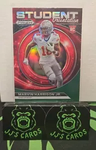 2024 Prizm Draft Picks Marvin Harrison Jr #SO-MHJ Student Orientation Green - Bild 1 von 2