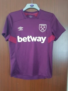 West Ham United Football Training Drill Shirt 2017-2018 Claret Umbro Size S Betw - Picture 1 of 10