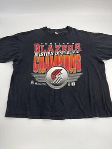 De colección Portland Trailblazers NBA Campeones de la Conferencia Oeste 1992 Talla X-Grande - Imagen 1 de 11