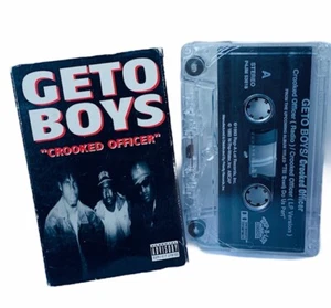 Hip Hop Gangster rap gangsta Cassette tape single Geto Boys Crooked Officer 1993 - Picture 1 of 3