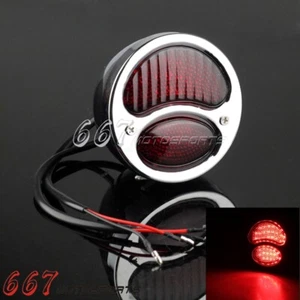 LED Taillight For Ford Model A / Harley Cafe Racer Bobber Sportster CB750 XS650 - Picture 1 of 8