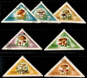 Poland Sc#842-847/849 Mushrooms (1959) MH/USED/CTO - Picture 1 of 1