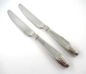 Ralph Lauren TELLURIDE 2 Dinner Knives Stainless Steel Flatware Korea - Picture 1 of 5