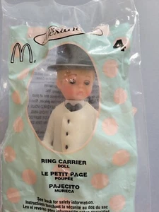 McDonald's Madame Alexander Happy Meal Toy #4 BOY Ring Carrier Doll AA 2003 bag - Picture 1 of 5