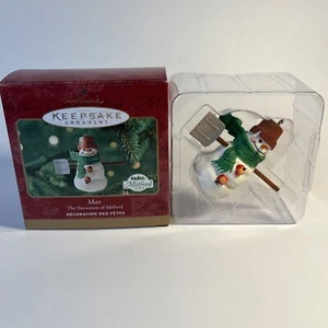 2000 Hallmark Andenken "Max" Die Schneemänner von Mitford Weihnachtsschmuck Neu im Karton - Bild 1 von 7