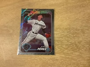 2024 Topps 582 Montgomery Club Exclusive Foil Eury Perez Future Stars #197 Miami - Bild 1 von 2