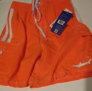 Uzzi Kidz Jungen Badehose Boardshorts - neonorange - gefüttert / Taschen - Medium - Bild 1 von 5
