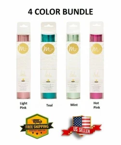 Heidi Swapp Minc Foil Packs 6.25" X 5' Reactive Foil 4 Color Bundle Set - Picture 1 of 1