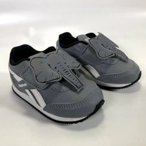 Reebok Elephant Casual Baby Shoes Sneakers Grey White Size 5 (US) EF3755 * NWOB - Picture 1 of 6