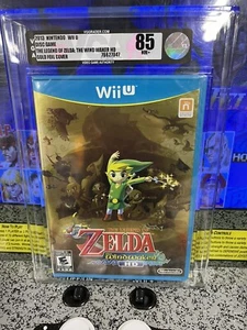 2013 Nintendo Wii U The Legend Of Zelda Windwaker HD Gold Foil Graded VGA 85 NM+ - Picture 1 of 5