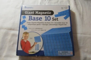 New in the Sealed Box LEARNING RESOURCES Giant Magnetic BASE 10 SET - Picture 1 of 1