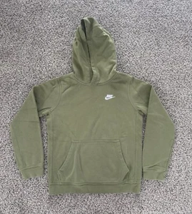 Nike Hoodie Kids L Olive Green EUC - Picture 1 of 4
