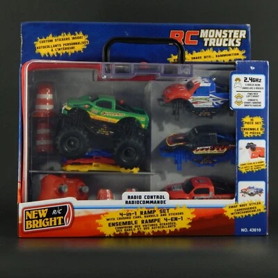 New Bright RC Monster Trucks Radio Control Big Foot Snake Bite - Image 1 of 4