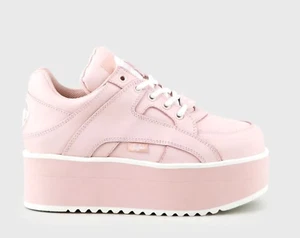 Buffalo London Rising Towers Sneakers Low Rosa Damen UK 5.5 EU 39 Brand New Shoe - Picture 1 of 4