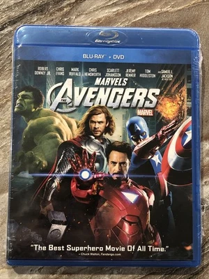 The Avengers 2012 Blu-ray Marvel Robert Downey Jr Samuel L Jackson New Sealed - Image 1 of 2