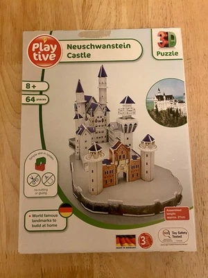 Neuschwanstein Castle  3D Puzzle Playtive Brand New Unopened 27cm - Image 1 of 4