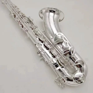 Frankreich Mark VI Versilberung Bb Tenorsaxophon Tenorsax Jazz Profi Holzbläser - Bild 1 von 11