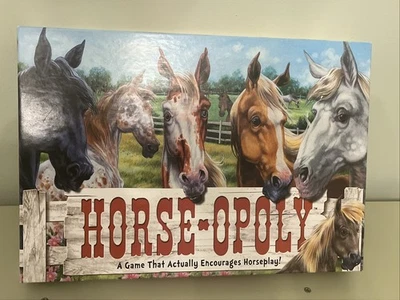 Horse-Opoly Board Game by Late for the Sky – Complete – Horse Opoly Themed - Image 1 of 4
