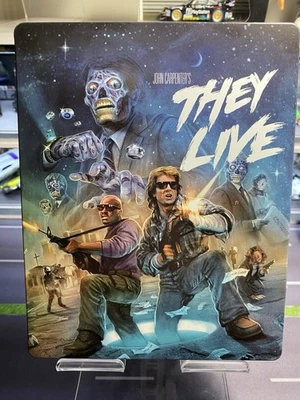 They Live  Steelbook (4K Ultra HD, Blu-ray 1988) John Carpenter, Roddy Piper - Image 1 of 4