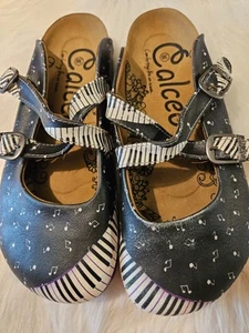 Sandalias Calceo 38 Piano Hebilla Corcho Plantilla Correa Deslizables JU25-3 - Imagen 1 de 14