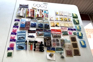 Huge Lot Jewelry Making Supplies Beads String Glass Beads & Kits New - Picture 1 of 19