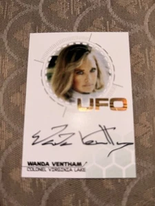 GERRY ANDERSON UFO SERIES 3 WANDA VENTHAM WV1 GOLD FOIL AUTOGRAPH CARD - Picture 1 of 1