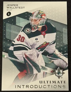 2024-25 Upper Deck Ultimate Introductions Jesper Wallstedt Minnesota Wild #UI-JW - Bild 1 von 2