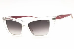TOUS STOB45 0P79 Sunglasses Crystal Frame Grey Gradient Lenses 54mm - Picture 1 of 4