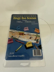 Historia, estampillas, kit de escenas de zoológico Zingy ideas educativas # EI-1525 - Imagen 1 de 2