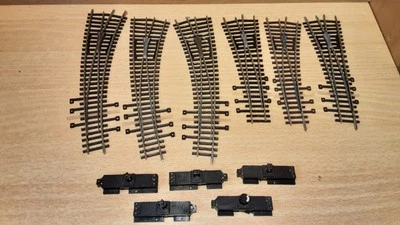 B3077) Pilz - Konv. Weichen mit Antrieb - HO - DDR - ansehen !!! - Bild 1 von 2