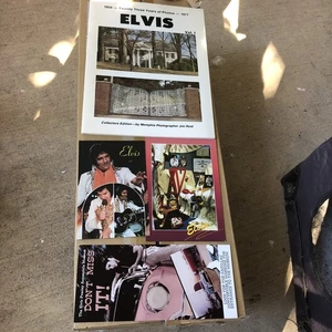 RARA ELVIS 23 anni di foto 1954 - 1977 del fotografo JReid 1987 +cartoline - Foto 1 di 1