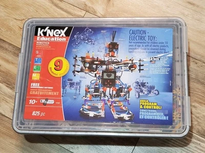K'Nex Education Robotics Building System 79100 Set 825 Pieces-HTF- READ - Image 1 of 4