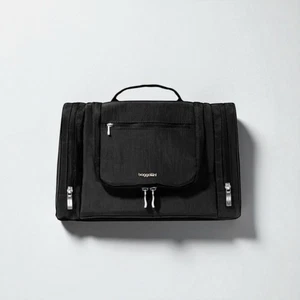 Baggallini Black Hanging Toiletry Travel Bag One Size - Picture 1 of 11