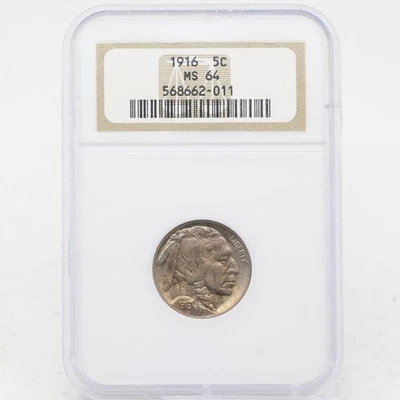 1916 Buffalo Nickel MS64 NGC Philadelphia - Image 1 of 2