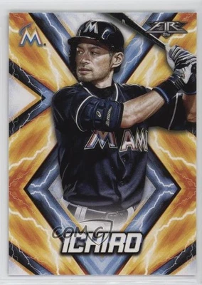 2017 Topps Fire Ichiro Suzuki #127 HOF - Image 1 of 3