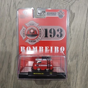 M2 Machines Exclusive Salão Diecast Brazil - 1960 vw delivery van Bombeiro 193 - Picture 1 of 12