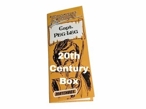 Nuovissimo Foglio Istruzioni Riproduzione Fighting Furies Cap'n Peg Leg UK - Foto 1 di 3