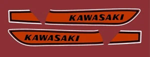 Kawasaki S3A 1975 - Juego completo de calcomanías Candy Super Red - Kawasaki 400 S3 1975 - Imagen 1 de 1