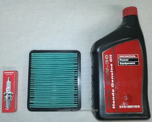 Honda EU3000 Oil Change Service Kit Filter Spark Plug Air Generator EU3000is - Picture 1 of 2