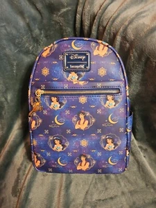 Mini Mochila Loungefly Disney Estampado Aladdin And Jasmine - Imagen 1 de 2