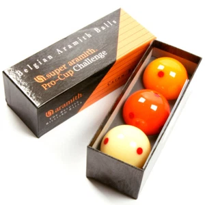 2021 Aramith pools Pro Cup Challenge Balls Billiards Club ball Carom 3ball Logo - Picture 1 of 4